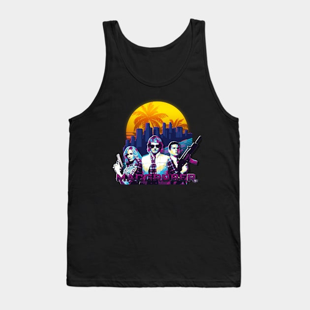 Retro Sunrise WAVE Tank Top by REKENINGDIBANDETBRO